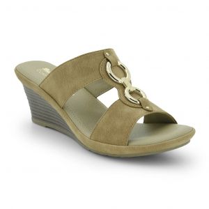 Bata Hope Low-Heel Wedge Sandal For Women 