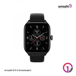 Amazfit GTS 4 AMOLED Smart Watch with Classic Navigation Crown, B.Phone Call, BioTracker 4.0 & alexa - Infinite Black