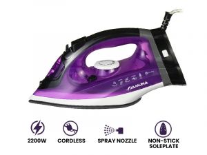 HEAVY DUTY CORDLESS AND CORDED MULTIFUNCTION STEAM IRON, USI-668C
