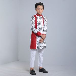  Boy's Printed Panjabi 17905P