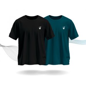 Ants Premium T-shirt - Black & Teal
