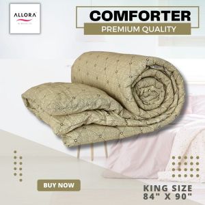 Allora Golden Print Comforter