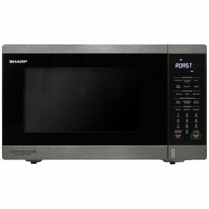 Sharp Inverter Grill & Convection Microwave Oven 32 Liter - Black Stainless Steel