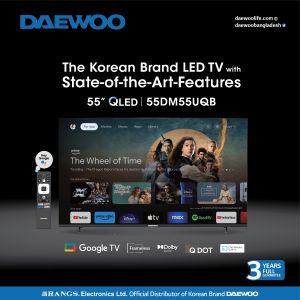 DAEWOO 55 Inch 4K QLED Google TV