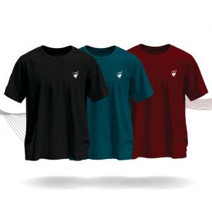 Ants Premium T-shirt - Maroon, Black & Teal
