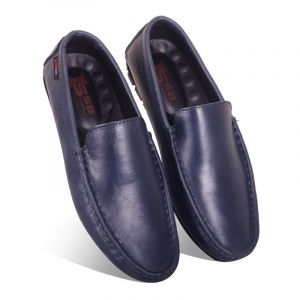 Antique Blue Medicated Leather Loafer SB-S638 | Premium