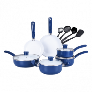 Gazi Non-Stick Cookware Set - PRB-14C Blue