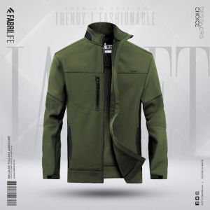 Mens Premium Jacket - Greed (Olive)