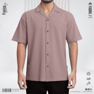 Premium Cuban Shirt - Lavenderash