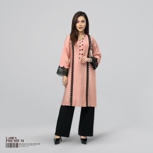 Women's Premium Kurti - Empress Pink