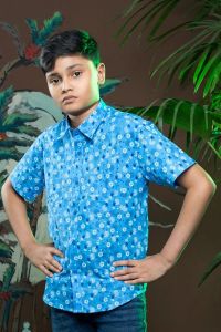 Printed Cotton Shirt for Boys 