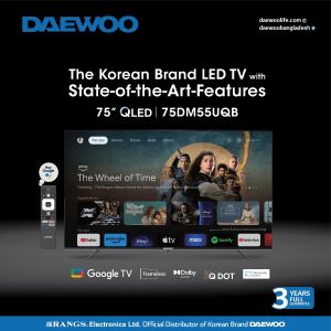 DAEWOO 75 Inch 4K QLED Google TV