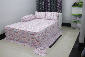 KING SIZE BEDSHEET WITH 2 PILLOW COVER