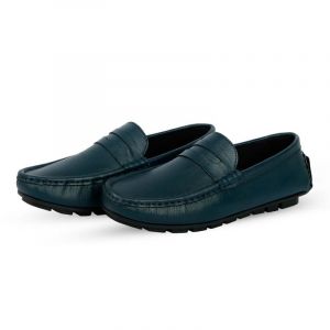 Marine Blue Diver Club Leather Loafer 