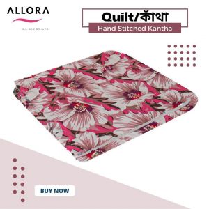 China Rose AC Kantha – Pink