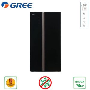 GREE SIDE BY SIDE REFRIGERATOR NON FROST BDRF-BDRF-BDRF-570WEG(INVERTER-570 LTR)