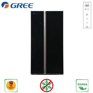 GREE SIDE BY SIDE REFRIGERATOR NON FROST BDRF-BDRF-616WPG (INVERTER-616 LTR)