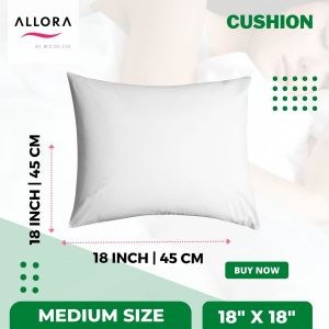 White Microfiber Filler Cushion (18″x18″)