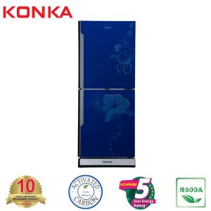 KONKA Refrigerator-KRT-315GB-Blue, Upper Freezer(315 LTR)