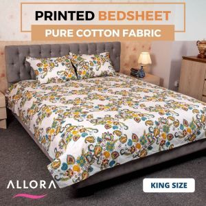  Allora Maple Leaf Print Bed Sheet
