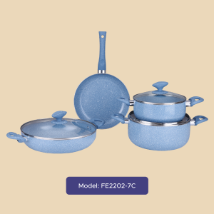 Gazi Non-Stick Cookware Set - FE 2202 - 7C