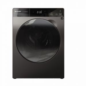Sharp Full Auto Front Loading Inverter Washing Machine 10.5 KG - Dark Grey