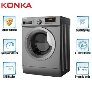 KG80-12B13 KONKA Washing Machine (8.0 KG) Front Loading