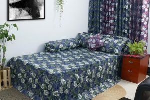 KING SIZE BEDSHEET WITH 2 PILLOW COVER 