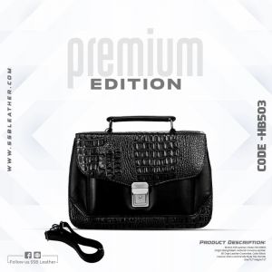 Crocodile Design Handbag For Women SB-HB503 | Premium