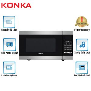 KCED309WDB-F KONKA MICROWAVE OVEN WITH AIR FRYER (30 LITER)