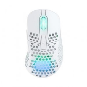 XTRFY M4 RGB Wireless White Ultra-Light Gaming Mouse (M4W-RGB-White)