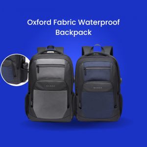 Men Oxford Fabric Waterproof Backpack