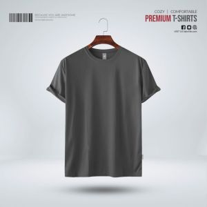 Mens Premium Blank T-shirt - Charcoal
