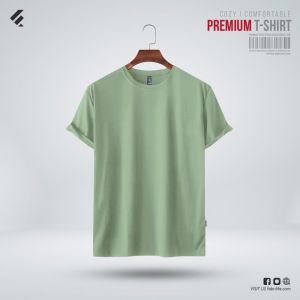 Mens Premium Blank T-shirt - Ice berg Green