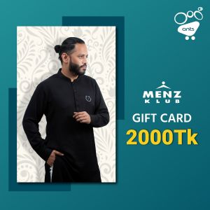 Menz Klub Gift Card 2000 Tk