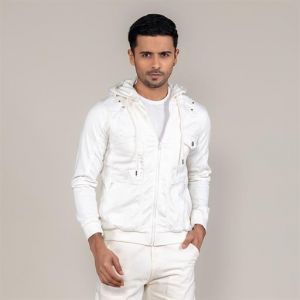Stone washed twill Hoodie