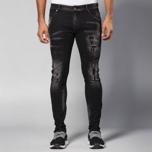 BLACK COOL GUY SKINNY JEANS (RN-FOY-AW21-MD19)
