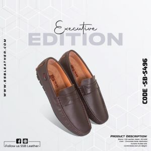 Elegance Medicated Leather Loafers SB-S496