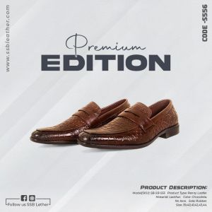 Penny Loafer Leather Shoes SB-S556 | Premium