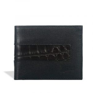 Genuine Saffiano Leather Slim Wallet 