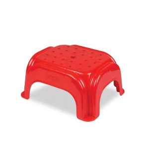 Bengal Kitchen Stool Short Leg Red