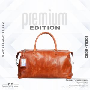 Distressed Leather Duffle Bag SB-TB301 | Premium