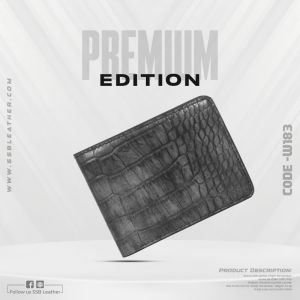 Crocodile Design Leather Wallet SB-W183 | Premium prime