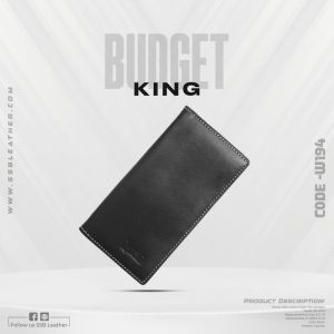 Genuine Leather Semi Long Wallet SB-W194 | Budget king