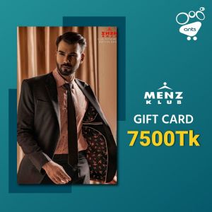 Menz Klub Gift Card 7500 Tk