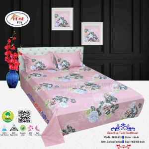REACTIVE TWILL DOUBLE BED SHEET 1601-913