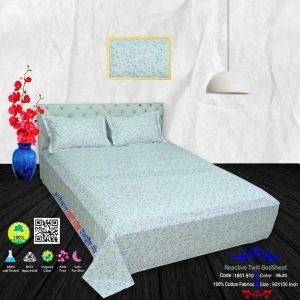 REACTIVE TWILL DOUBLE BED SHEET 1601-910