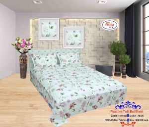 REACTIVE TWILL DOUBLE BED SHEET 1601-925