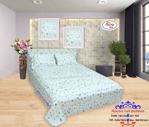 REACTIVE TWILL DOUBLE BED SHEET 1601-922
