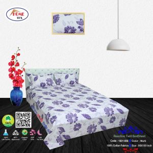 REACTIVE TWILL DOUBLE BED SHEET 1601-908